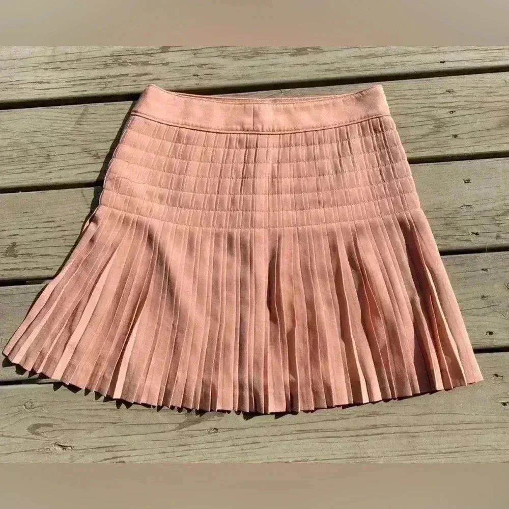 J.Crew women’s skirt blush color size 2 bohemian , western & chic look